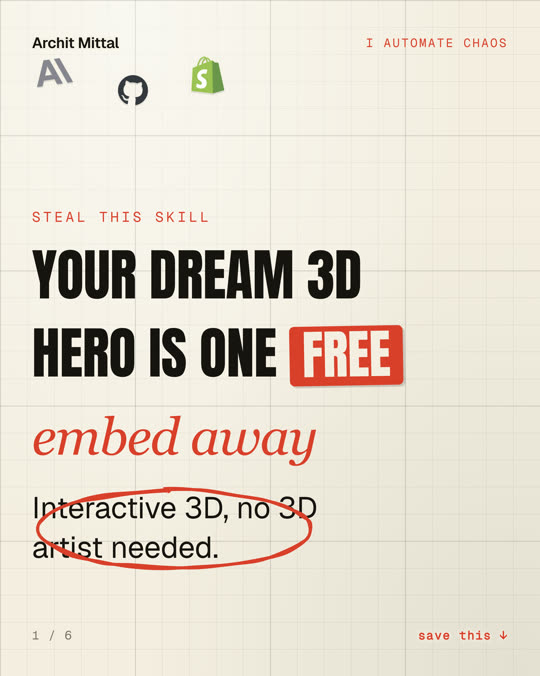 Your dream 3D
hero is one FREE
[[circle:embed away]]