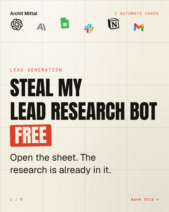 Steal my
lead research bot
FREE